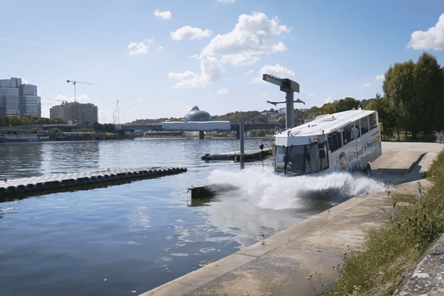 Paris: Stadt- und Seine-Tour im Amphibienbus. Foto: GetYourGuide Paris: Stadt- und Seine-Tour im Amphibienbus. Foto: GetYourGuide