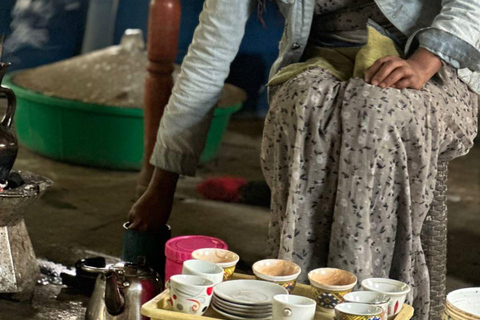 Śniadanie w Addis Abebie i doświadczenie na targu