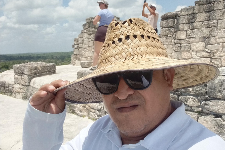 Bacalar: Ichkabal mayan temples & boat tour. Ichkabal only mayan temples guided tour.