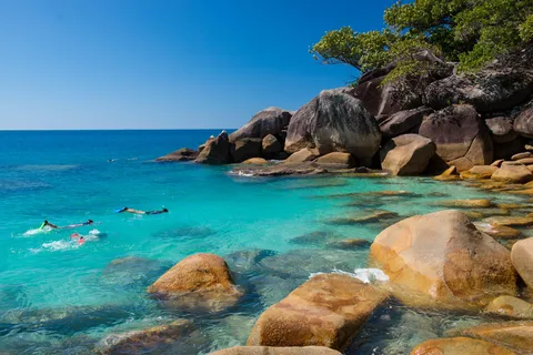 Cairns : Ferry pour l'île de Fitzroy, déjeuner buffet et plongée en apnée