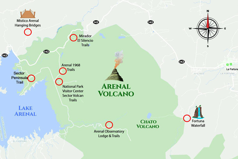 Volcán Arenal:Parque Nacional del Volcán Arenal Las mejores cosas que hacer