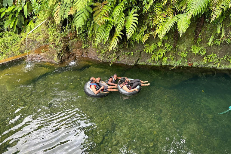 Roseau: Rainforest tour of Trafalgar Waterfalls & Geysers.