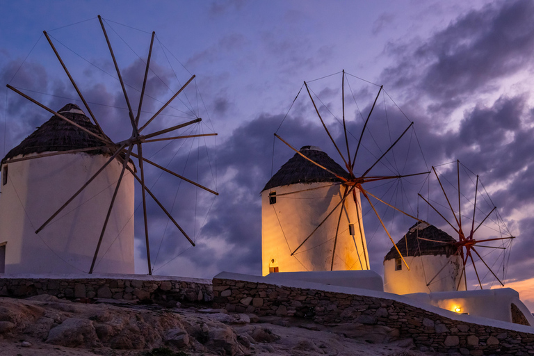 Transfert privé : de votre villa au vieux port de Mykonos (minibus)