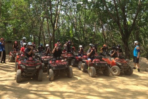 Phuket: ATV und Zipline-Panorama-Abenteuer1-stündiges ATV- und 32-Plattformen-Zipline-Erlebnis