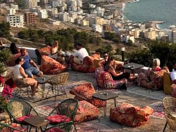 Vanuit Ksamil & Sarande: Blauw oog & Lekursi-kasteel ZONSONDERGANG