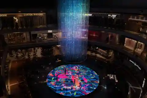 Digital Light Canvas by teamLab at Marina Bay Sands