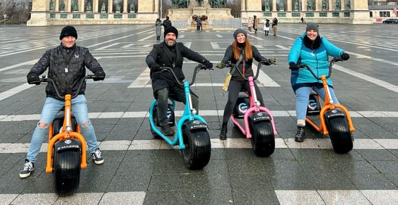 Budapest: Wide-Wheel E-Scooter Rental, No License Required