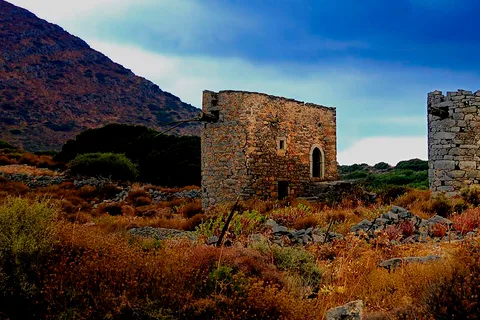 Private Guided Jeep Tour, Milatos Cave, Lasithi Plateau H/D