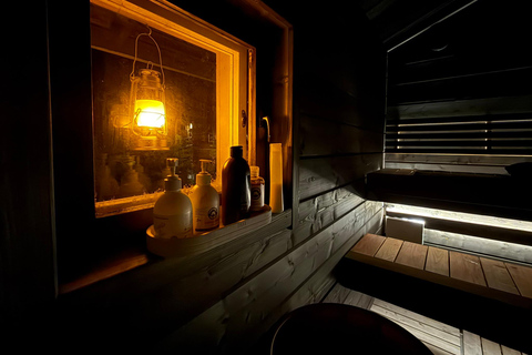 Private Traditional Sauna, Ice Dip and Dinner in the Wild