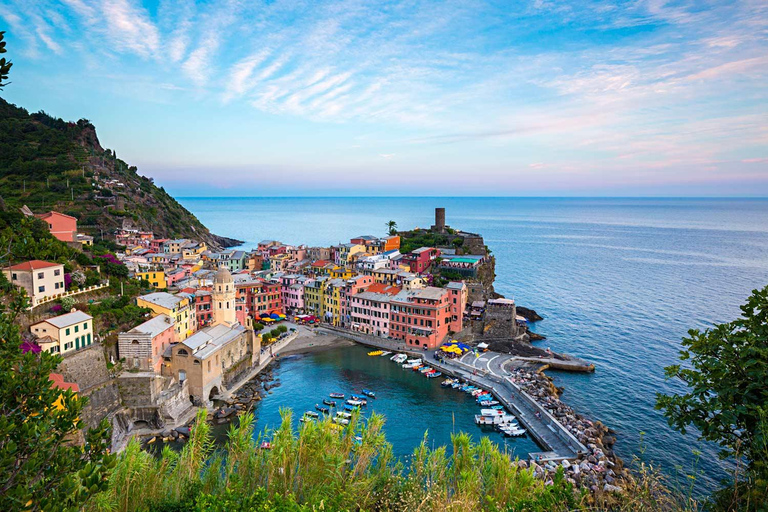 Cinque Terre: Hybrid Boat Tour with Swimming Stop