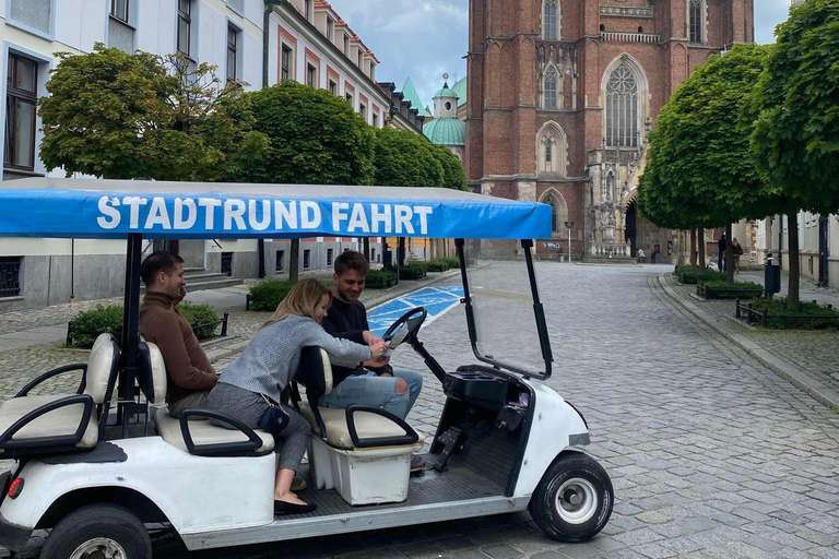 Wroclaw: Stadsvandring Sightseeing med golfbil Delad eller privatWROC Privat tur med upphämtning från hotell