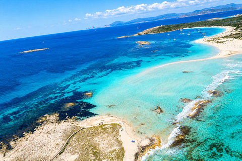 Ibiza: Formentera Boat with Open Bar, 3 meals & Sunset Party ADVANCE: Standard selection of food & open bar option