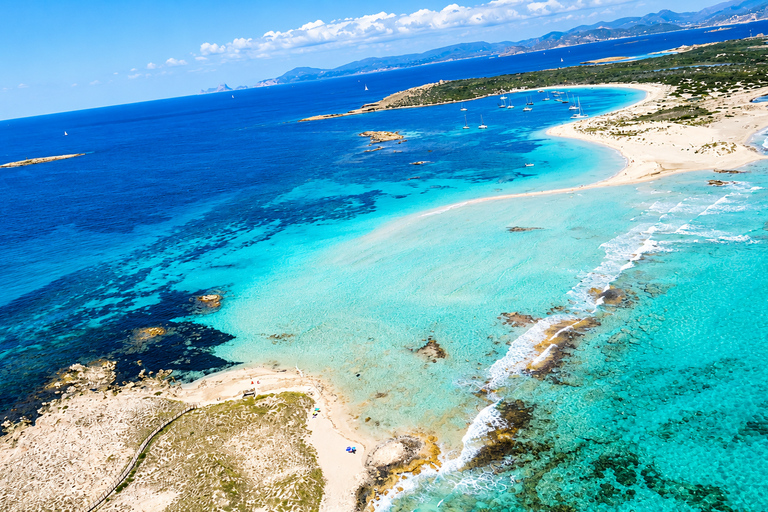 Ibiza: Formentera Boat with Open Bar, 3 meals & Sunset Party ADVANCE: Standard selection of food & open bar option