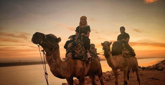 Sunset Camel Riding Including BBQ Dinner & Hotel Transfers