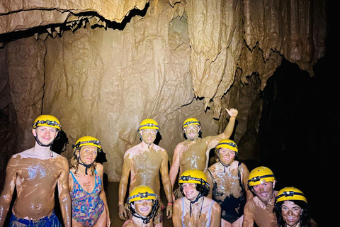 Phong Nha: Zipline Dark Cave & Paradise Cave Exploration Option 4: Full Adventure Experience - Drop-off in Hue