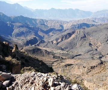 Escursione di un giorno a Wadi Bani Awf, Balad Sayt, Nakhal Fort-Primavera calda