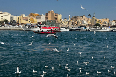 迪拜老城漫步之旅，阿布拉游船和街头美食老城区、当地市场和街头小吃徒步之旅 - 私人