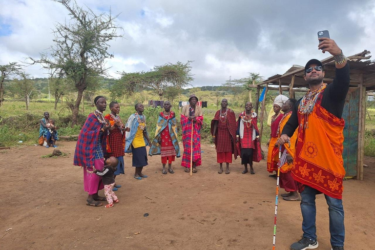 Visite d&#039;un village masaï avec accueil traditionnel