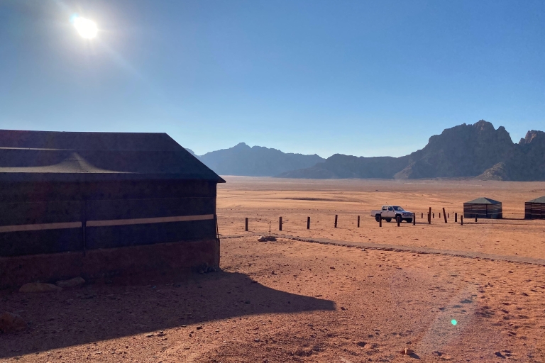 Explore Wadi Rum: Jeep Tour, Bed and Breakfast, and Dinner