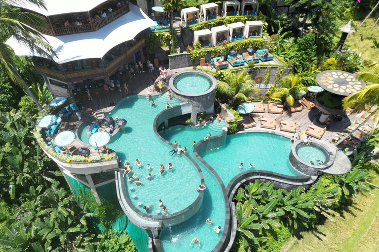 Ubud: Monkey Forest, Cretya Pool & Zipline Shared Tour Private Tour with Hotel Transfer - No Tickets