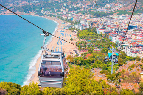 Alanya: tour de la ciudad y teleférico opcional con traslado al hotel