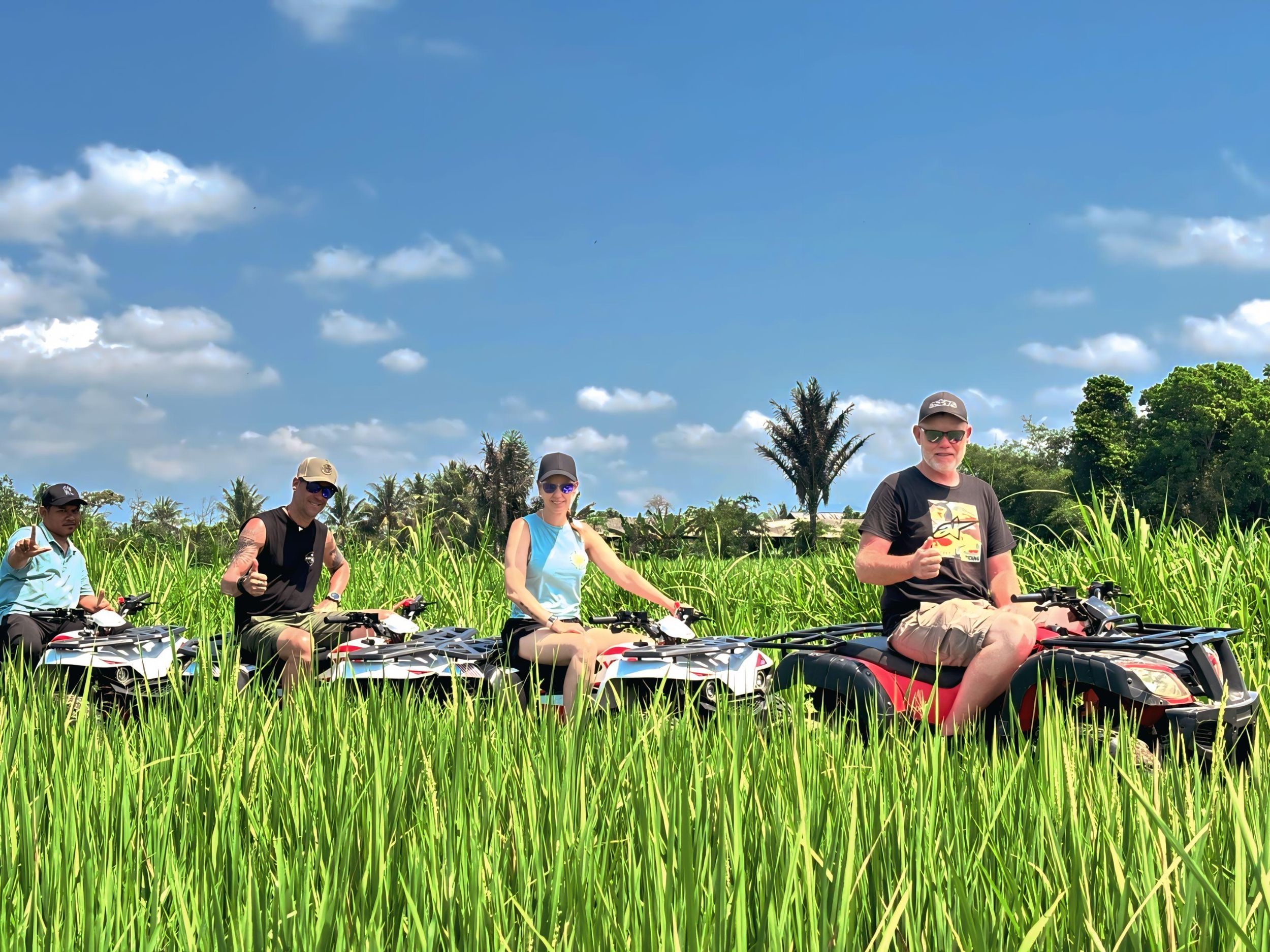 Lombok: Quad-Tour, Reisanbau, Wasserfälle & Drohnen-Videoaufnahme