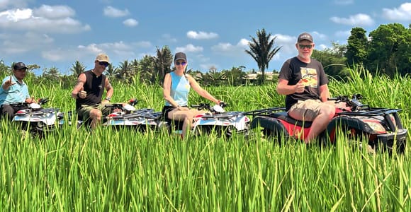 Lombok: ATV Ride, Rice Farming & Waterfalls w/ Drone Footage
