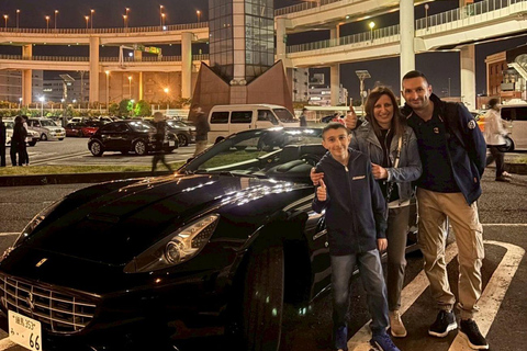 tokyo:Daikoku PA JDM Car Meeting by Ferrari/Maserati/VIP VanTokio: Wycieczka samochodowa Daikoku PA w Ferrari California