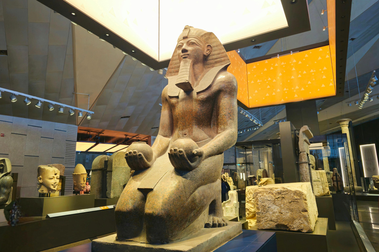 Grand Egyptian Museum & Khan El Khalili Bazaar Guided Tour Shared Tour with Entry Ticket