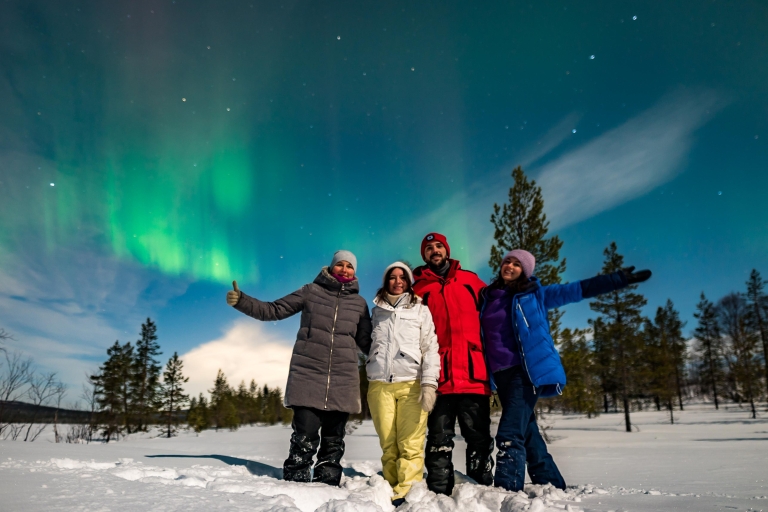 Rovaniemi: Aurora-Jagd-Fototour mit Grillparty