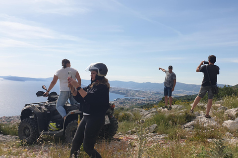 Split: Quad Bike Tour with Sea, Mountain and River Views Tandem Driver Quad