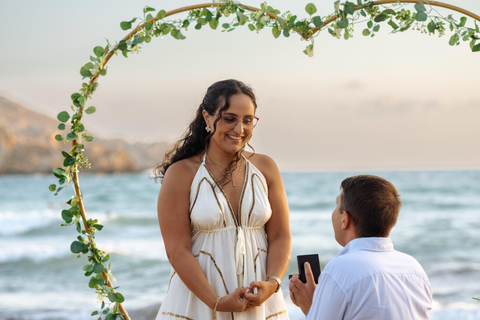 Proposal Photoshoot with Professional Photographer in Malta Proposal with Setup