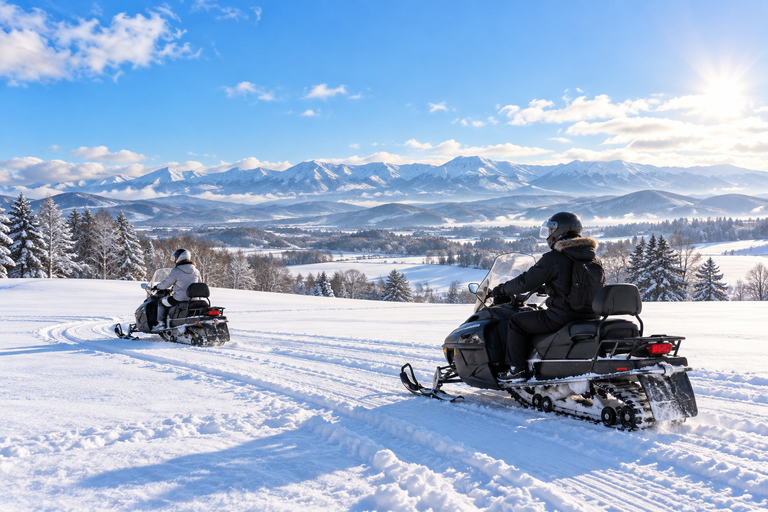 From Sapporo: Biei Snow Experience & Optional Buffet Buffet Lunch included