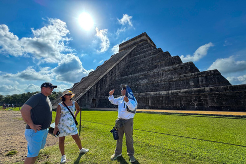 Chichen Itza : Visite guidée avec Valladolid &amp; Cenote ChichikanCircuit avec prise en charge à l'hôtel depuis Cancun ou Riviera Maya