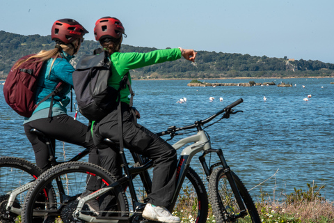 Gialova: Tour in E-Bike della Baia di Navarino con bagno nella cascata