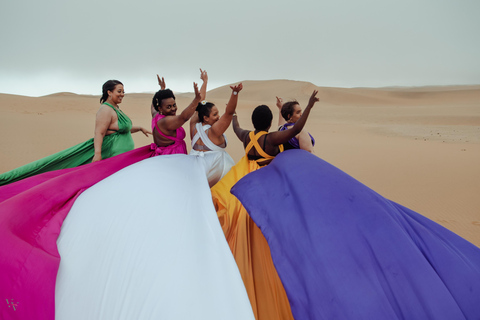 Swakopmund: Flying Dress Photoshoot Adventure in Swakopmund