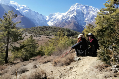 12 dias de caminhada curta pelo circuito Annapurna