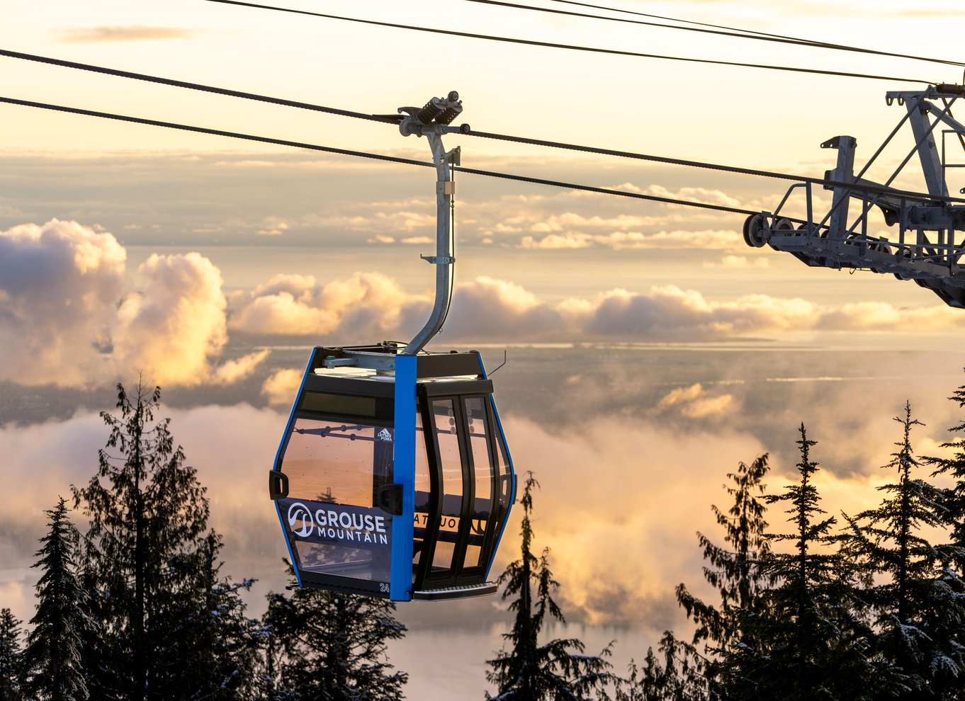 Adgangsbillet til Grouse Mountain Skyride