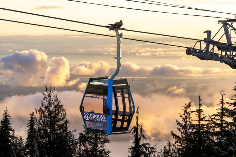 Ab Vancouver: Grouse Mountain, Skyride und Capilano Bridge. Foto: GetYourGuide Ab Vancouver: Grouse Mountain, Skyride und Capilano Bridge. Foto: GetYourGuide