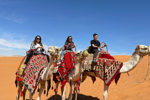 Riyadh:Red Sand Dunes camel ride&Quad&Sandboarding Adventure Private Tour with pick up and drop off from your location