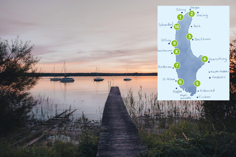 Múnich: De Múnich a Ammersee (lago) en coche -Kayak, SUP