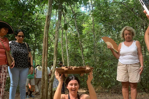 CU CHI TUNNELS HALBTAGESTOUR AB HO CHI MINH STADTCU CHI TUNNELS HALBTÄGIGE TOUR