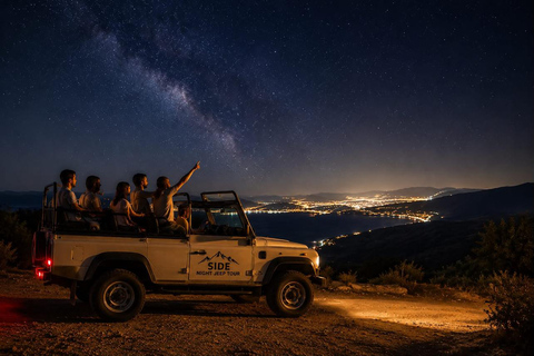 Side: Evening Jeep Safari in the Taurus Mountains w/ Dinner Evening Private Jeep Safari and Boat Tour