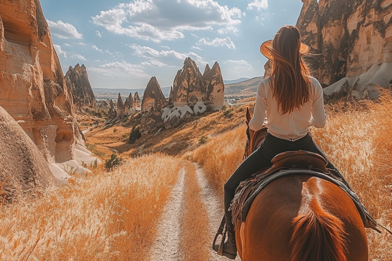 Cappadocia: Horseback Riding Tour with Hotel Transfer 1-Hour Tour During the Day