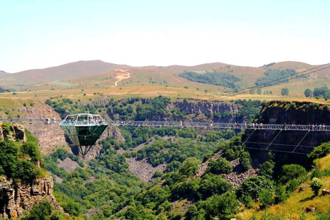 Dashbashi Canyon, Asureti village, and Didgori monument.