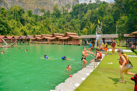 Depuis Khao Lak : Excursion écologique au lac Cheow Lan avec déjeunerDepuis Khao Lak : Excursion écologique au lac Cheow Larn avec déjeuner