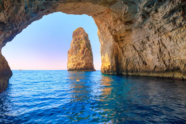 From Corfu: Paxos, Antipaxos & Blue Caves Full-Day Cruise
