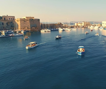 Tour privato in barca Gallipoli Isola di Punta S Andrea Aperitivo