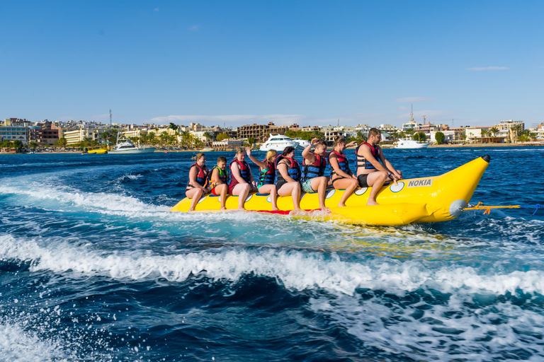 Ab Hurghada: Luxus-Bootsfahrt zur Orange Bay mit MittagessenAb Hurghada