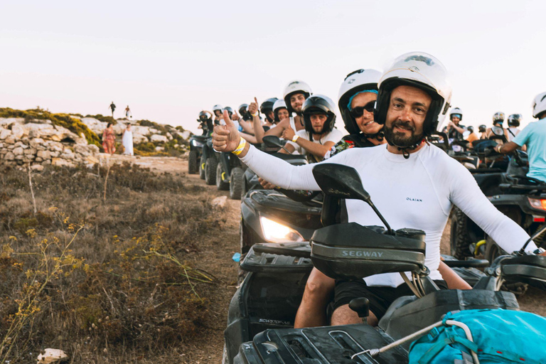 Desde Malta: Excursión a la Laguna Azul y Gozo c/Quads y CenaQuad compartido